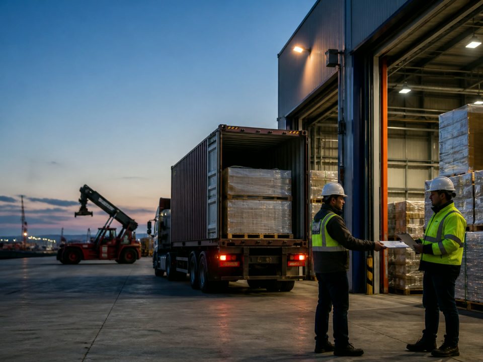 Port-to-Site Movement Study &mdash; concept image, not a client project record